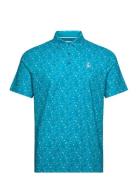 19Th Hole Sake-Tini Novelty Print Polo Original Penguin Golf Blue