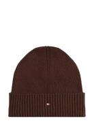 Th Flag Pima Cotton Beanie Tommy Hilfiger Brown