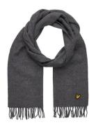 Plain Lambswool Scarf Lyle & Scott Grey