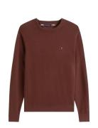 Pima Org Ctn Cashmere Crew Neck Tommy Hilfiger Burgundy
