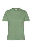 Reg Shield Ss T-Shirt GANT Green