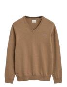 Classic Cotton V-Neck GANT Beige