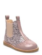 Booties - Flat - With Zipper ANGULUS Pink