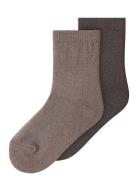 Nmfwakta Wo/Vi 2P Sock Name It Brown