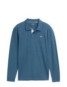 Basic Polo With Contrast Tom Tailor Blue