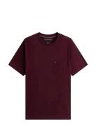 Essential Solid Pocket Tee Tommy Hilfiger Burgundy