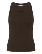 Gzdrew Rhinest Logo Tank Gestuz Black