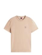 Tjm Reg Badge Tee Ext Tommy Jeans Beige