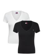 Tjw 2Pack V-Neck Tee Tommy Jeans Black