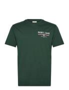 Graphic Ss T-Shirt GANT Green