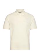 Reg Tonal Shield Ss Polo GANT Cream