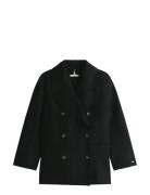 Df Wool Blend Reg Peacoat Tommy Hilfiger Black