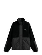 Tjm Essentl Mix Teddy Jacket Ext Tommy Jeans Black