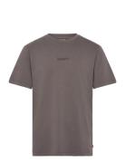 Micro Logo T Shirt Superdry Grey