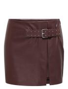 Onlcassidy Faux Leather Skirt Otw ONLY Brown