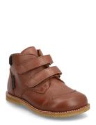 Shoes - Flat - With Velcro ANGULUS Brown