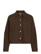 Vichia New L/S Jacket Vila Brown