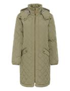 Crarwen Jacket W. Hood Cream Khaki