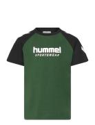Hmljr Logo T-Shirt S/S Hummel Green
