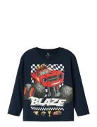 Nmmaman Blaze Ls Nreg Top Vde Name It Navy