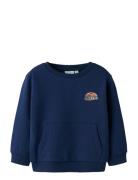 Nmmvildar Ls Sweat Box Bru Name It Navy