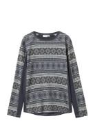 Nkmwillto Wool Ls Top Name It Navy