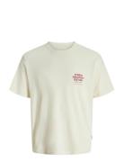 Jormeadows Typo Tee Ss Crew Neck Jnr Jack & J S Cream