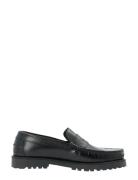 Biagreg Penny Loafer Polido Bianco Black