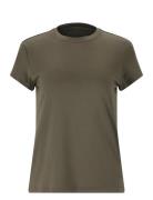 Almi W S/S Tee Athlecia Khaki