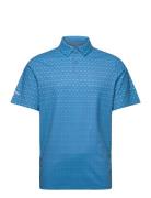 Engineered Chev Ombre Print Polo Callaway Blue