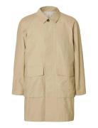 Slhbrad Car Coat Ex Selected Beige