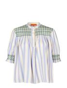 2367 Smocked Cotton, Smocked Gather STINE GOYA Blue