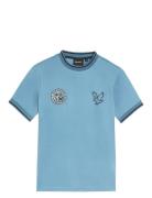 Football T-Shirt Lyle & Scott Blue