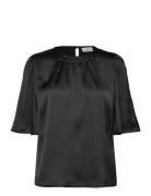 Kalinda Flared Blouse Kaffe Black