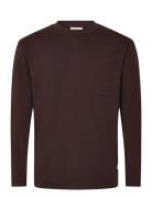 Over D Pocket Tee L/S Lindbergh Burgundy