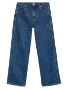 Vmtessa Hr Wide Emb Jeans Ra360 Girl Vero Moda Girl Blue