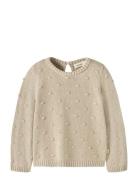 Nmngable Ls Loose Knit Lil Lil'Atelier Beige