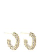 Monaco Pavé Hoops 13 Mm By Jolima Gold