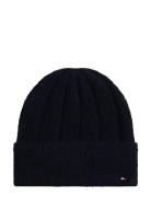 Th Flag Fluffy Beanie Tommy Hilfiger Navy