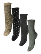 Pcsebby Glitter Long 4-Pack Mix Noos Bc Pieces Khaki