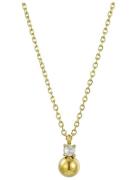 Stella Bead Necklace Gold Bud To Rose Gold