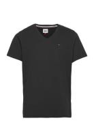 Tjm Original Jersey V Neck Tee Tommy Jeans Black