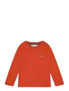 Shield Ls T-Shirt GANT Orange