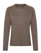 Nwlbeat W T-Shirt L/S Newline Brown