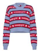 Tommy Girl Stripe Sweater Tommy Jeans Blue