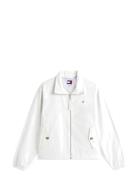 Tjw Reg Zip Cotton Jacket Ext Tommy Jeans White