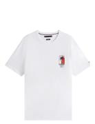 Palm Tree Label Tee Tommy Hilfiger White