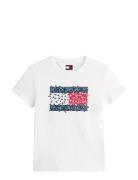 Tjw Reg Floral Flag Tee Tommy Jeans White