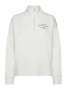 Graphic Half Zip Sweat GANT White
