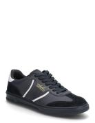 B4 Embossed Lthr / Suede Fred Perry Black
